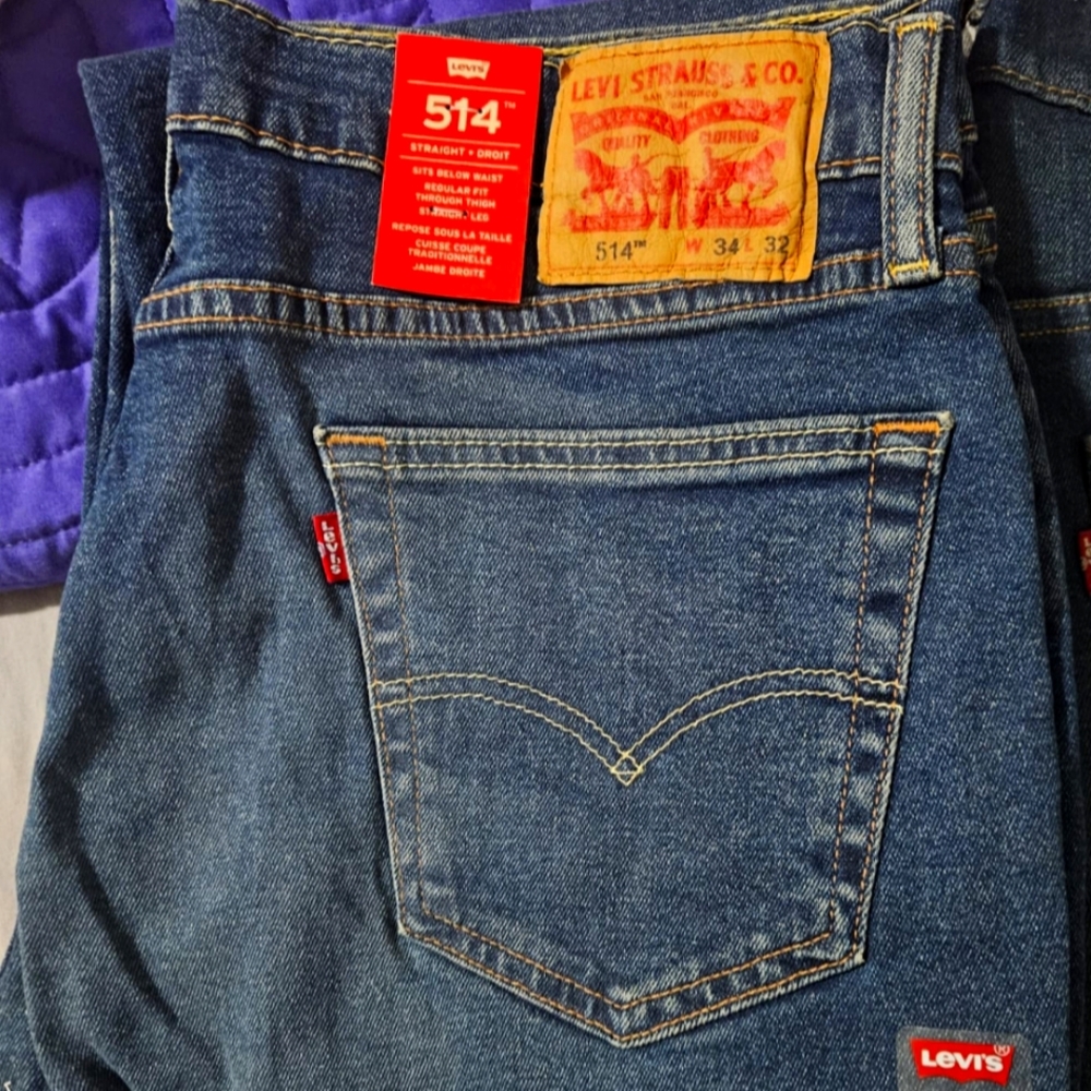 Levi's 514 Denim Jeans in Classic Blue